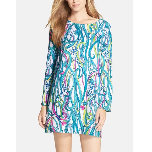 Lilly Pulitzer Collette Tunic Dress Giraffe Print - Picture 3 of 8